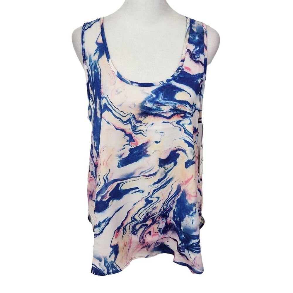 Van Winkle & Co. Tank Top Size Small NWT Tie-Dye Tank Colorful Tank Top